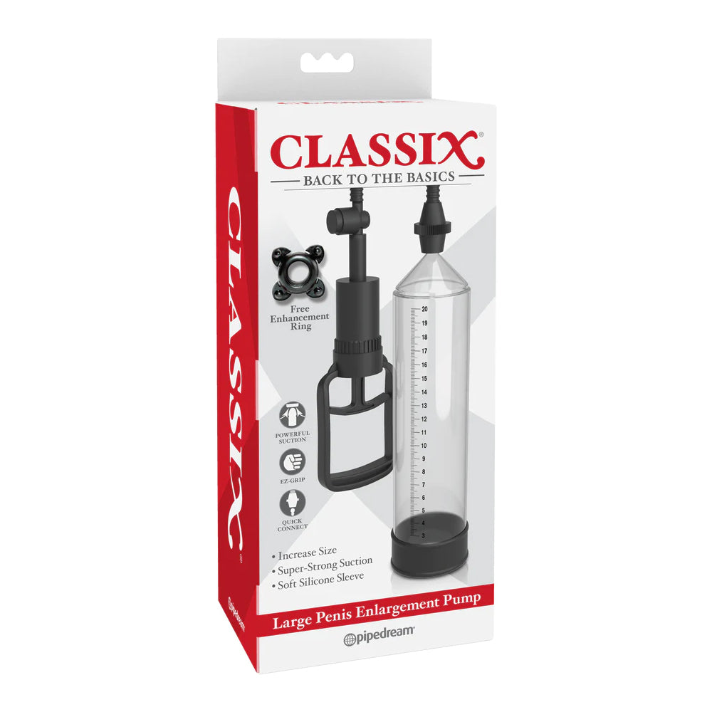 Classix Large Penis Enlargement Pump | 603912755527 | Available at EroticWarehouse.com