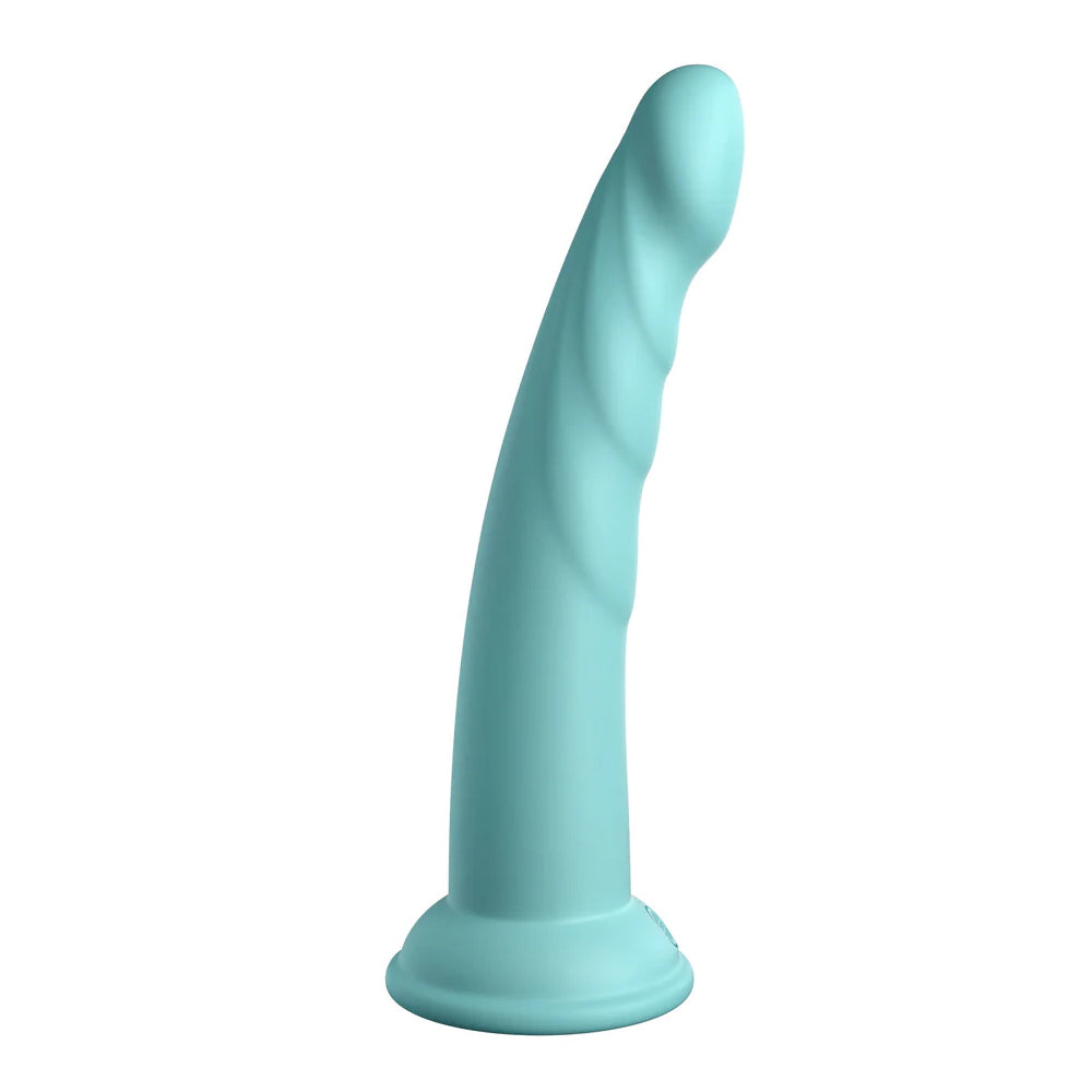 Dillio Platinum Slim Seven 7'' Teal | 603912772821 | Available at EroticWarehouse.com