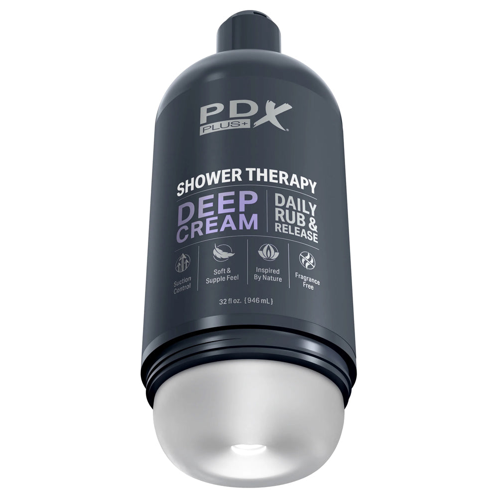 Pdx Plus Shower Therapy Deep Cream Frosted | 603912774832 | Available at EroticWarehouse.com