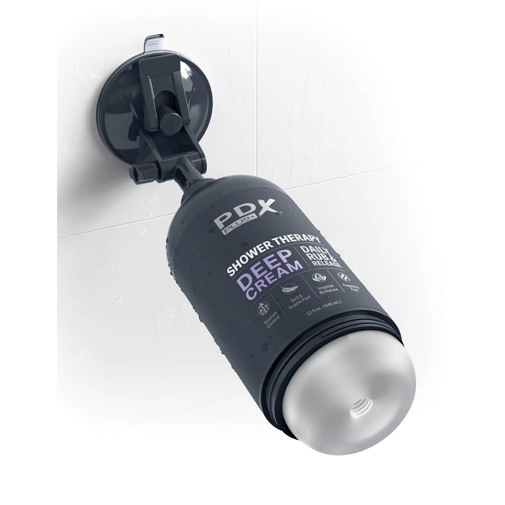 Pdx Plus Shower Therapy Deep Cream Frosted | 603912774832 | Available at EroticWarehouse.com
