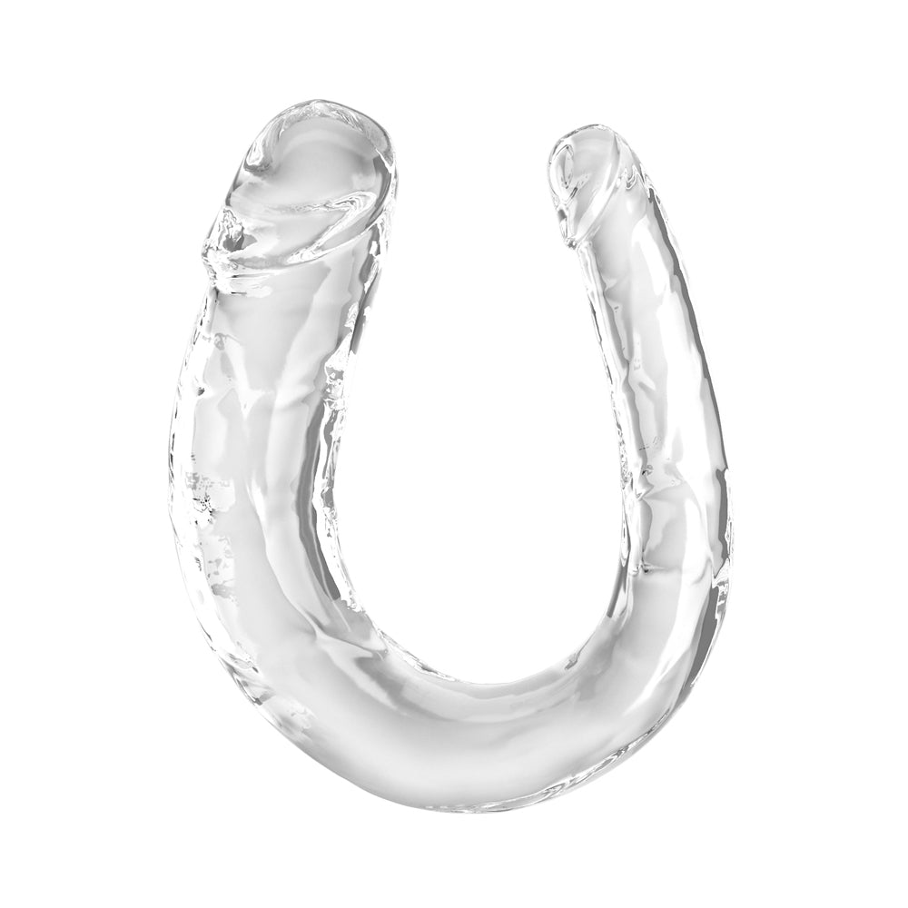 King Cock Clear Medium Double Trouble | 603912775433 | Available at EroticWarehouse.com