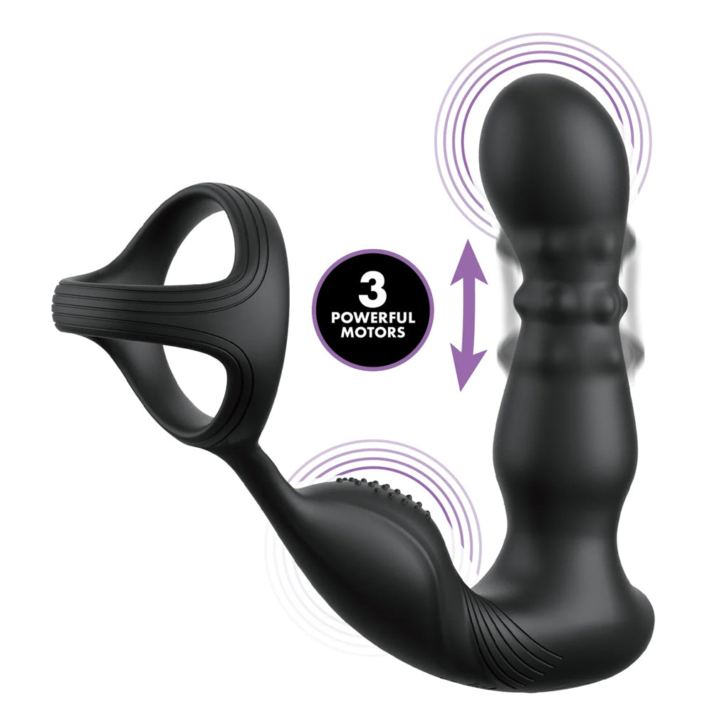 Anal Fantasy Elite Ass-Gasm Slide & Glide Black | 603912775792 | Available at EroticWarehouse.com