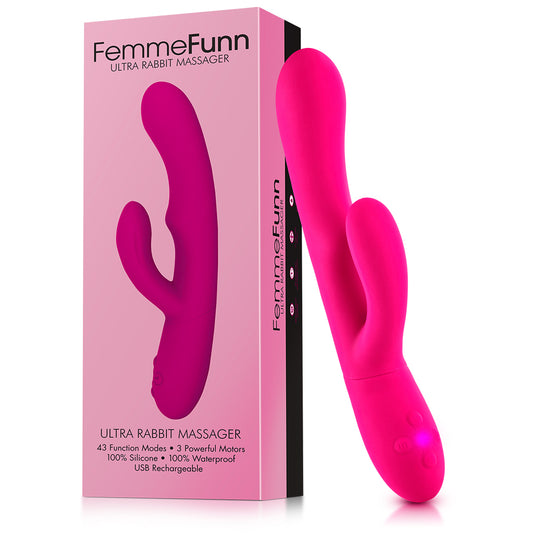Femmefunn Ultra Rabbit Pink | 617353155631 | Available at EroticWarehouse.com