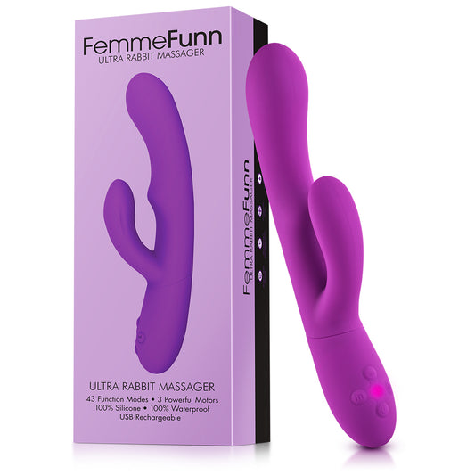 Femmefunn Ultra Rabbit Purple | 617353155648 | Available at EroticWarehouse.com