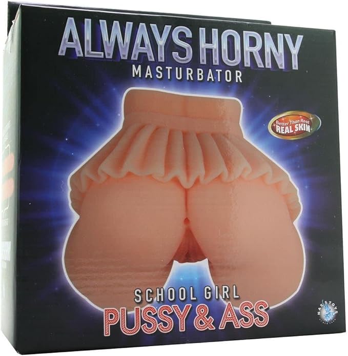 Always Horny Masturbator School Girl Pussy and Ass - White | 782631290301 | Available at EroticWarehouse.com