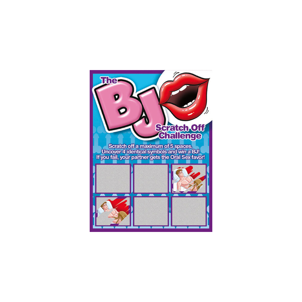 The Bj Scratch Off Challenge Scratchers | 623849400420 | Available at EroticWarehouse.com
