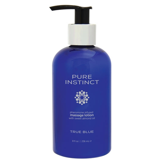 Pure Instinct Pheromone Massage Lotion True Blue 8 oz. | 638258901048 | Available at EroticWarehouse.com