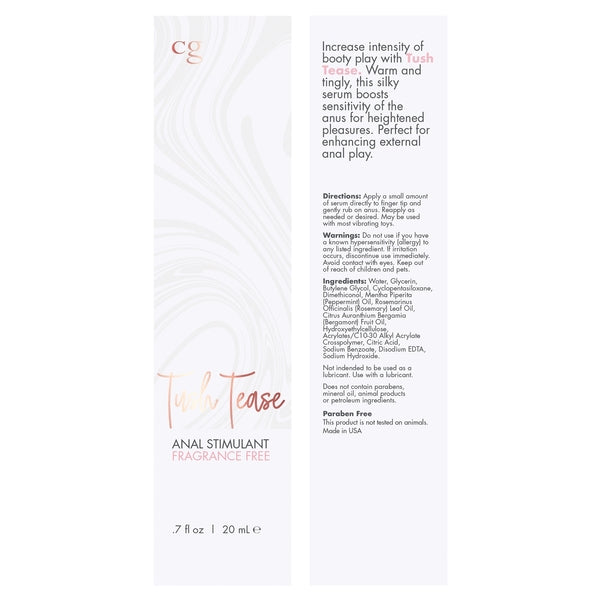 CG Tush Tease Anal Stimulant Au Natural 0.7 oz. | 638258901406 | Available at EroticWarehouse.com