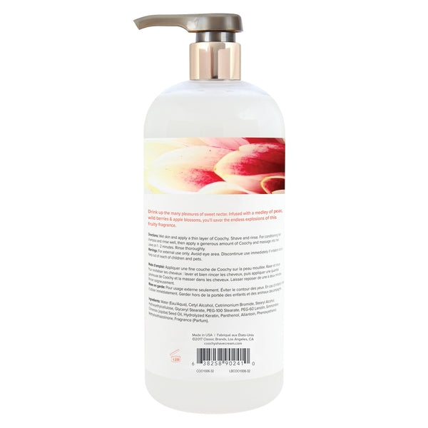 Coochy Shave Cream Sweet Nectar 32 oz. | 638258902410 | Available at EroticWarehouse.com