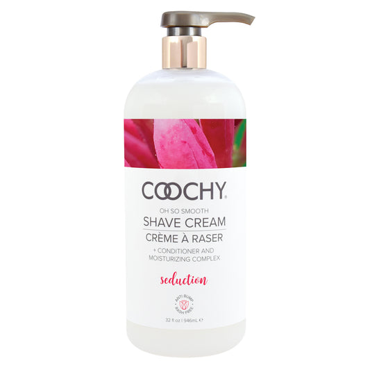 Coochy Shave Cream Seduction 32 oz. | 638258904605 | Available at EroticWarehouse.com