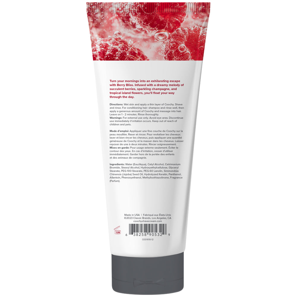 Coochy Berry Bliss Shave Cream 12.5 oz. | 638258905329 | Available at EroticWarehouse.com