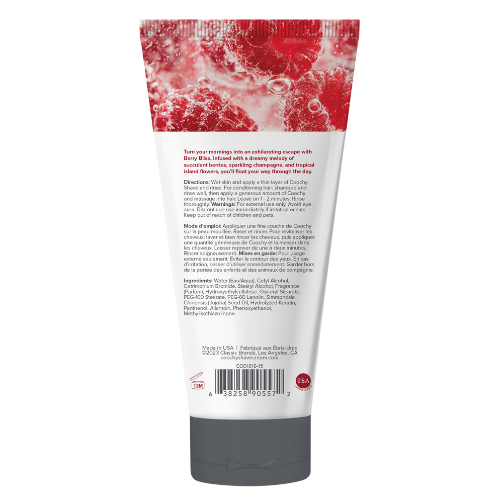 Coochy Berry Bliss Shave Cream 0.5 oz. | 638258905572 | Available at EroticWarehouse.com