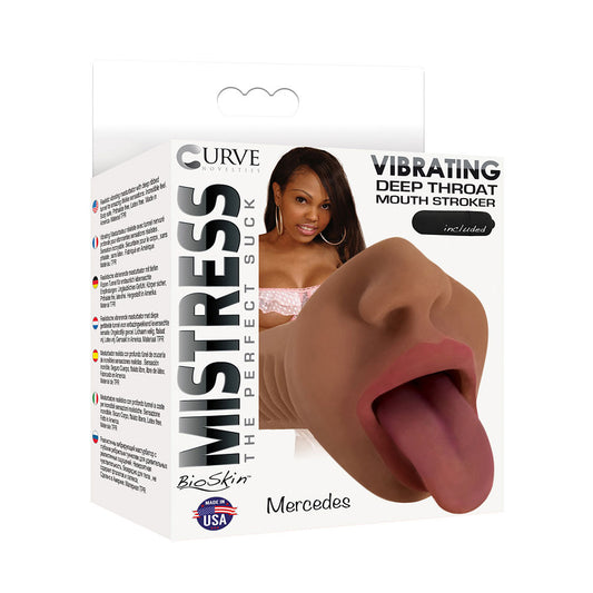 Mistress Mercedes Chocolate Mouth Stroker | 642610430664 | Available at EroticWarehouse.com