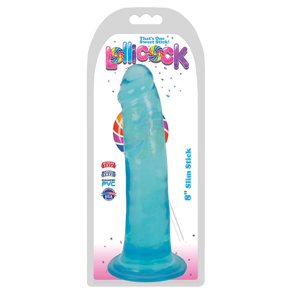 Lollicock 8" Slim Stick Berry Ice | 643380985699 | Available at EroticWarehouse.com
