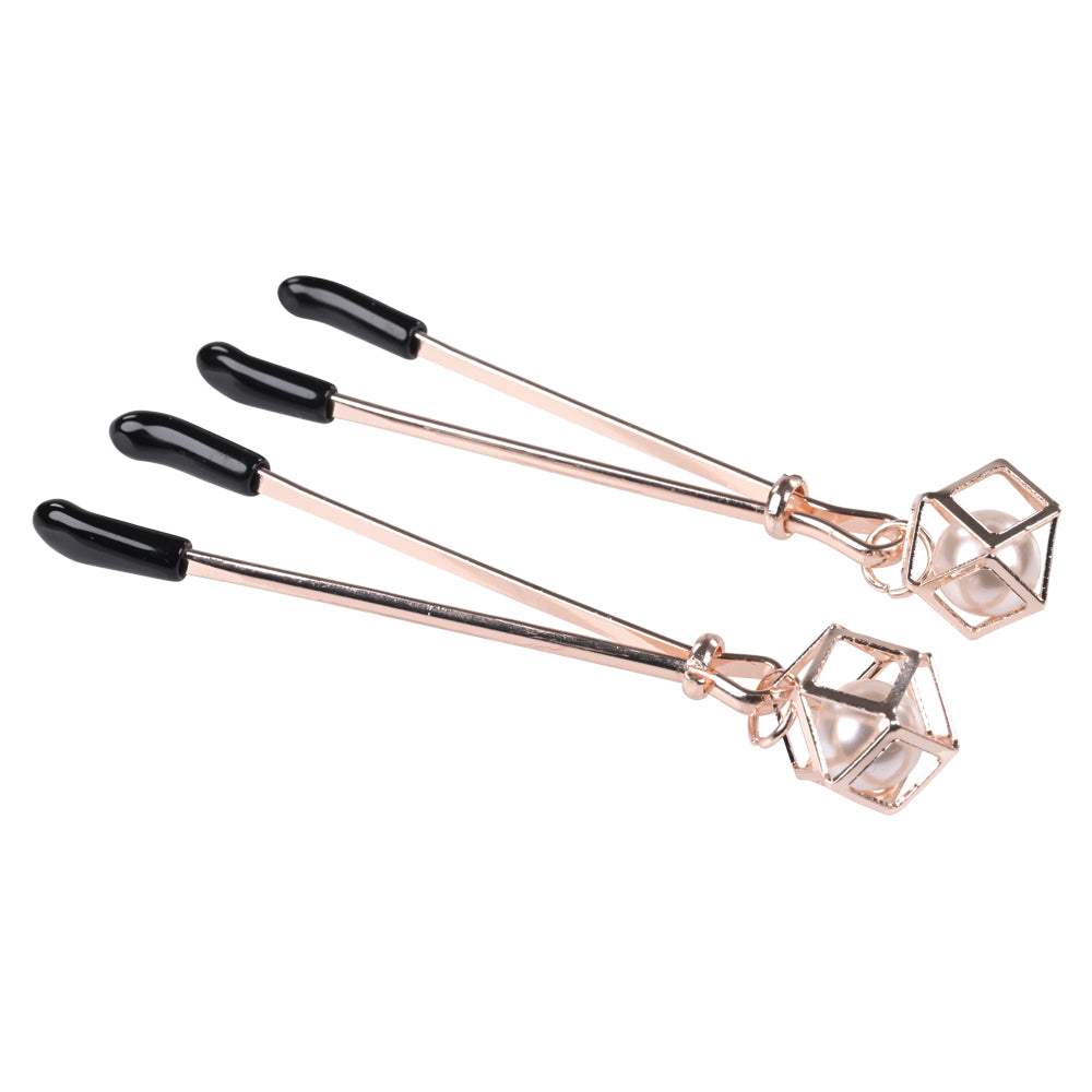 S&M Brat Pearl Nipple Clips | 646709098452 | Available at EroticWarehouse.com