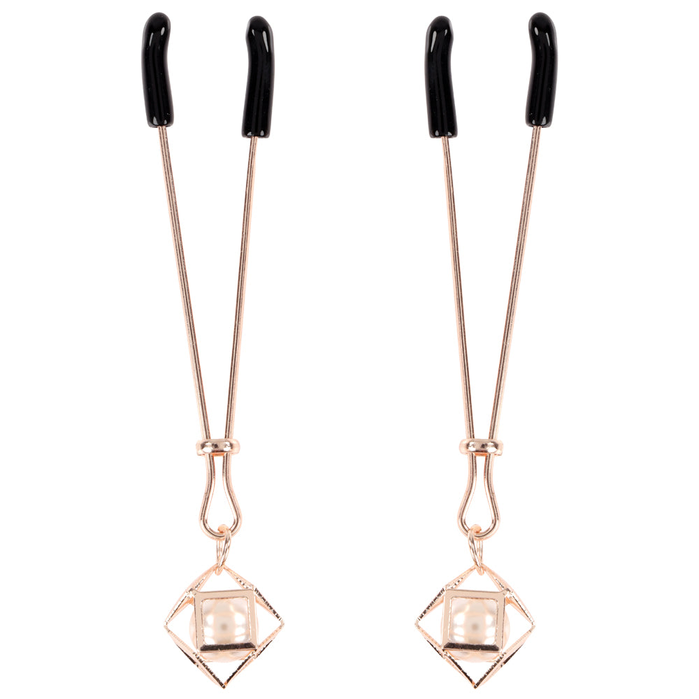 S&M Brat Pearl Nipple Clips | 646709098452 | Available at EroticWarehouse.com