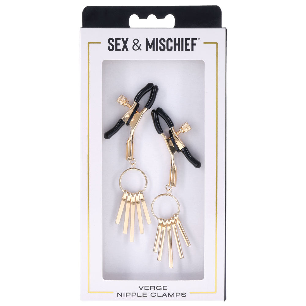 S&M Verge Nipple Clamps | 646709098568 | Available at EroticWarehouse.com