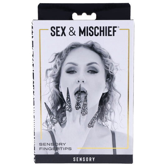S&M Sensory Fingertips Black | 646709098605 | Available at EroticWarehouse.com