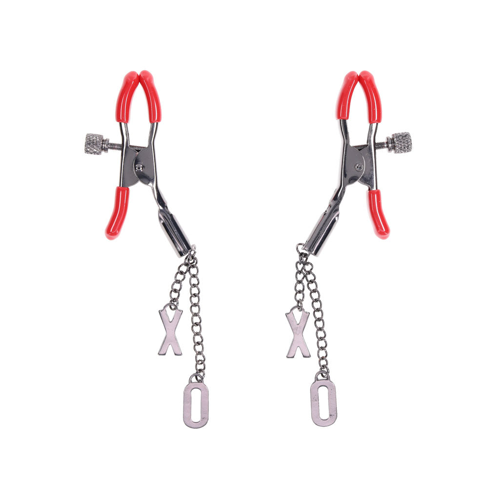 Ex's & Oh's Nipple Clamps | 646709099831 | Available at EroticWarehouse.com