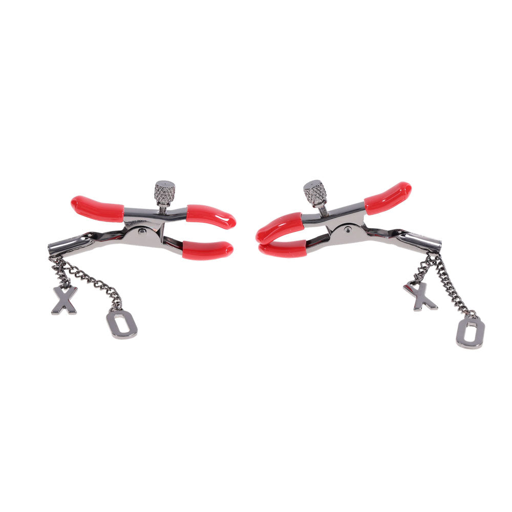 Ex's & Oh's Nipple Clamps | 646709099831 | Available at EroticWarehouse.com