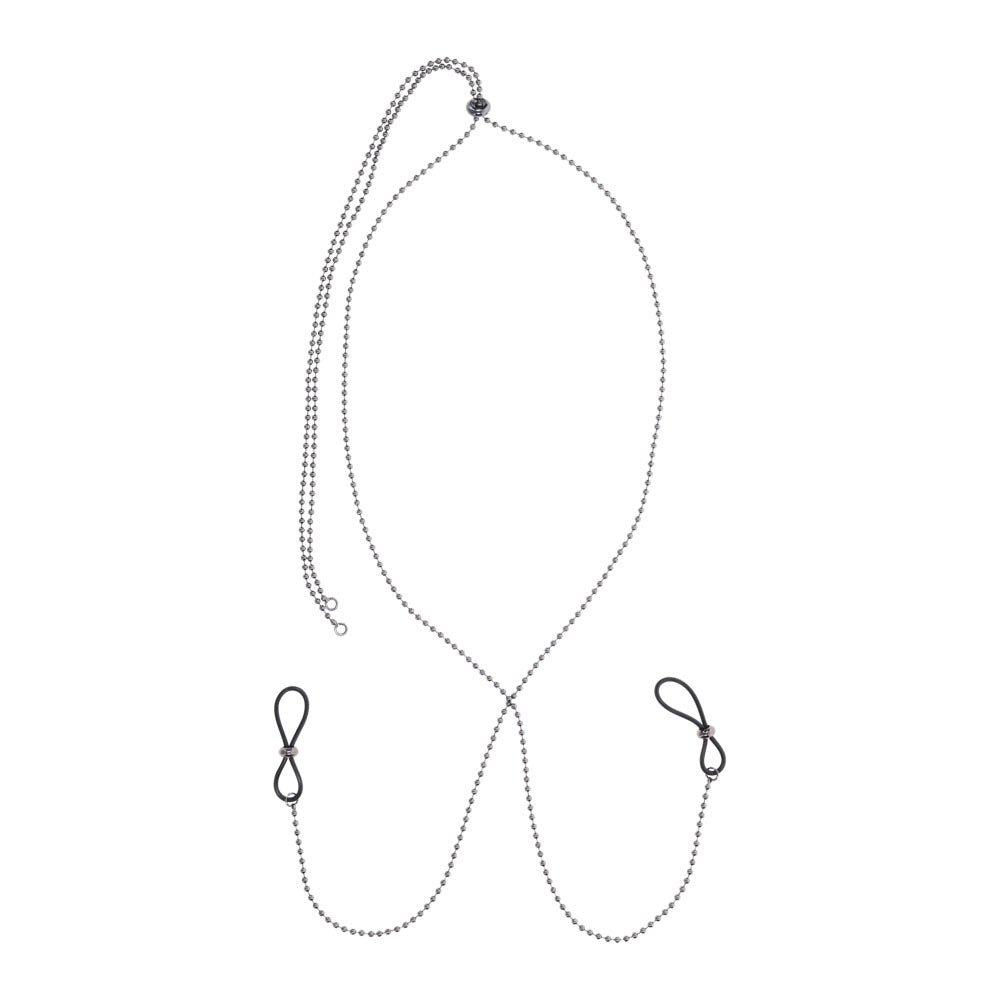 Ex's & Oh's Body Jewelry With Nipple Ties | 646709099879 | Available at EroticWarehouse.com