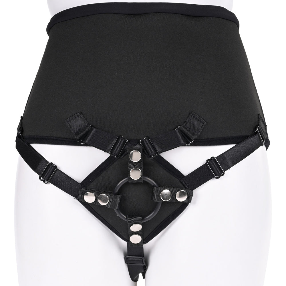 High Waisted Corset Strap On | 646709310066 | Available at EroticWarehouse.com