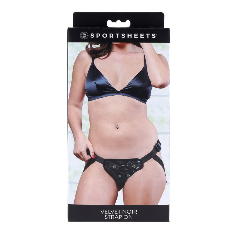 Velvet Noir Strap On | 646709370077 | Available at EroticWarehouse.com