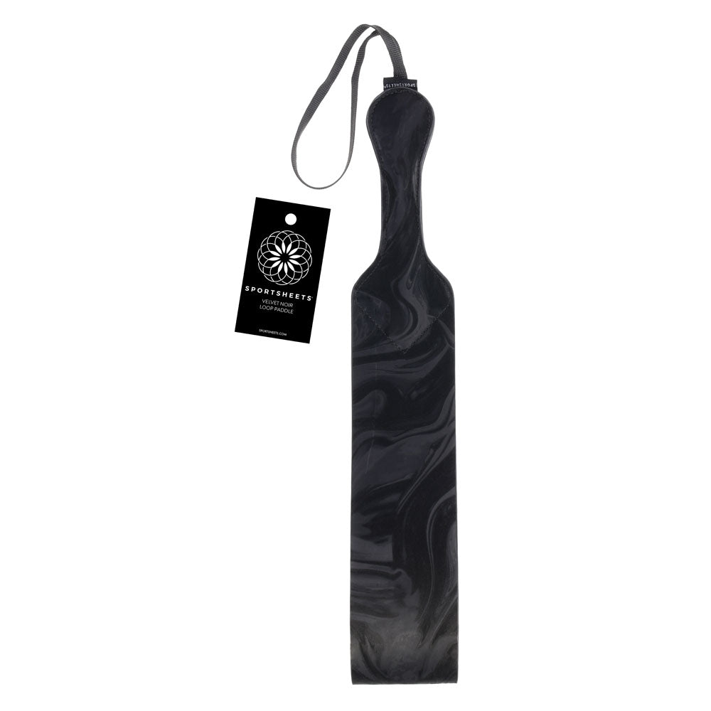 Velvet Noir Loop Paddle | 646709370084 | Available at EroticWarehouse.com