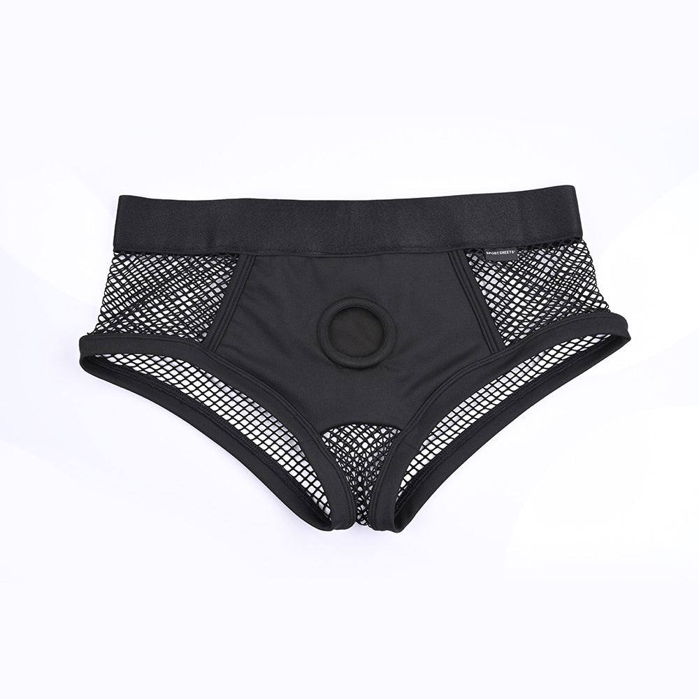 Em.Ex. Fit Harness Fishnet Large | 646709662189 | Available at EroticWarehouse.com
