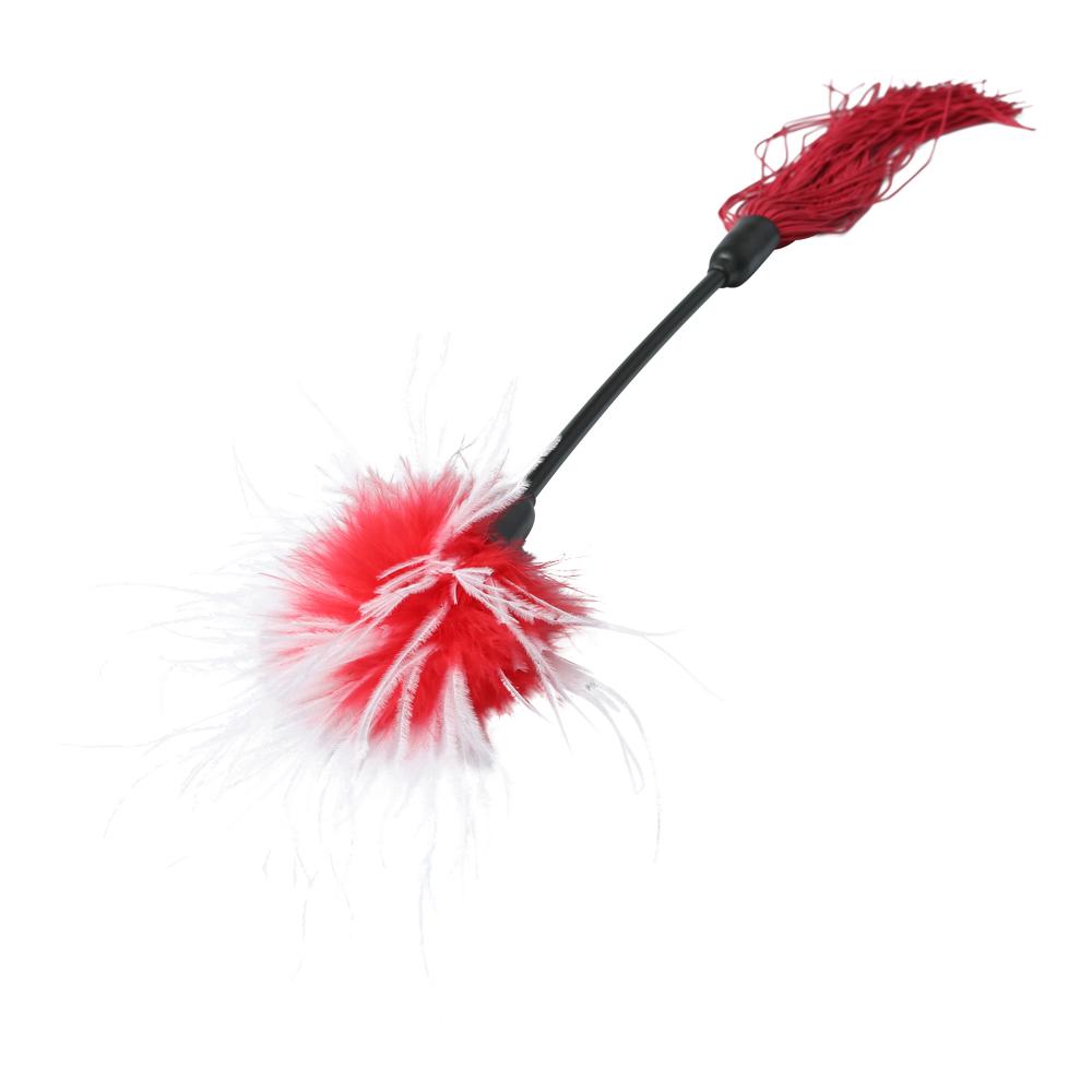 Whipper Tickler (Red & White) | 646709760267 | Available at EroticWarehouse.com