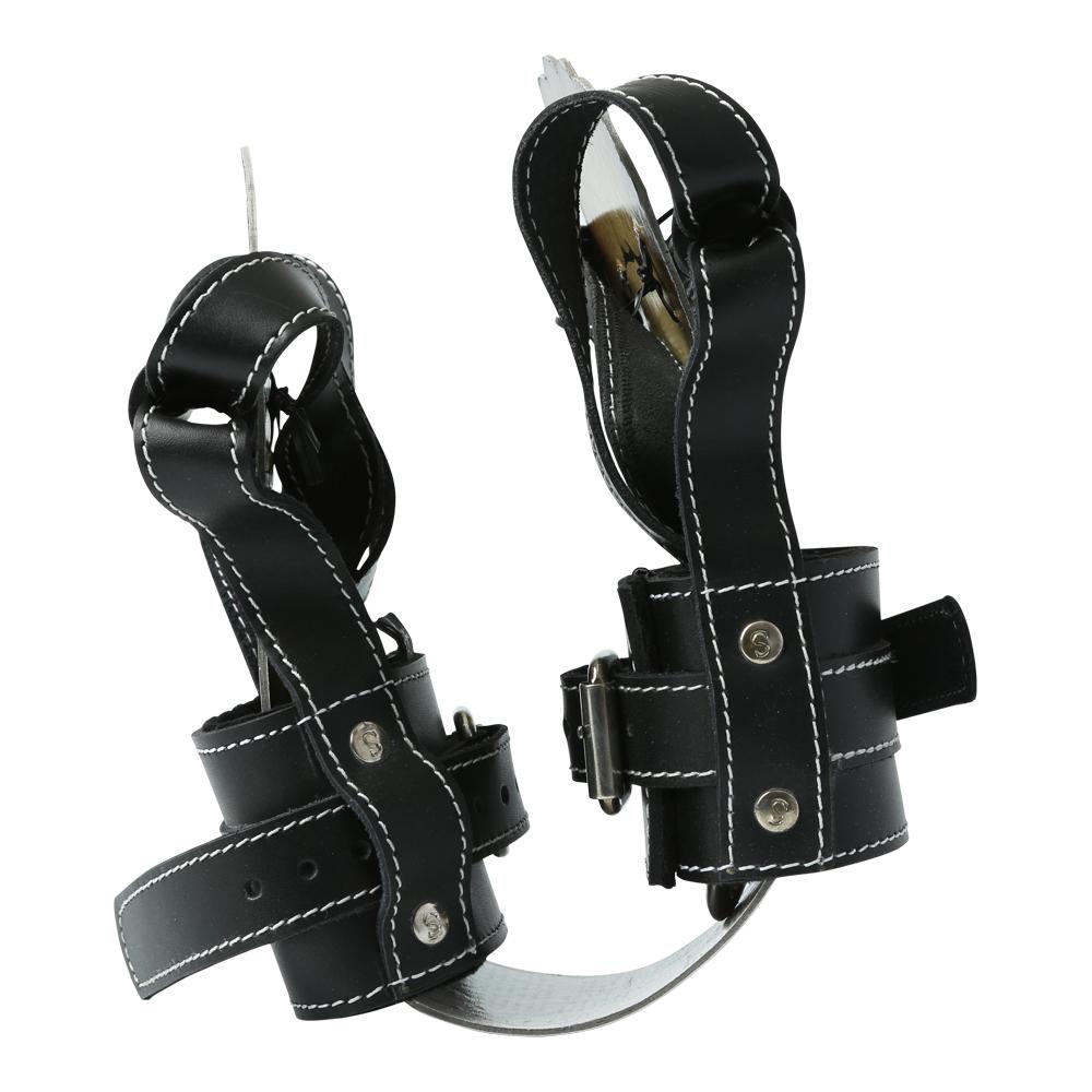 Edge Leather Hand Grip Wrist Cuffs | 646709980245 | Available at EroticWarehouse.com