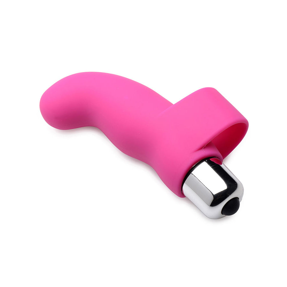 G-Thrill Silicone One Touch G Spot Finger Vibe Magenta | 653078941951 | Available at EroticWarehouse.com