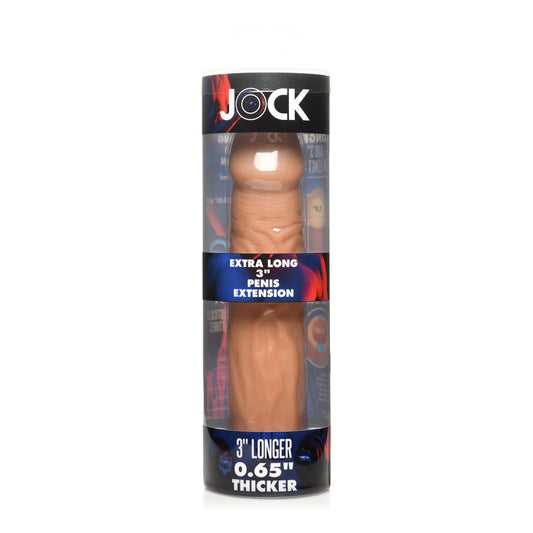 Jock Extra Long 3" Penis Extension Sleeve Medium | 653078943825 | Available at EroticWarehouse.com