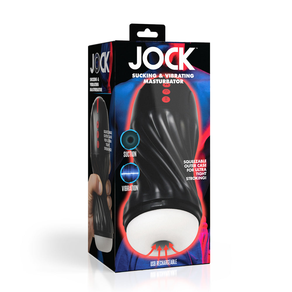 Jock Sucking & Vibrating Masturbator | 653078944235 | Available at EroticWarehouse.com
