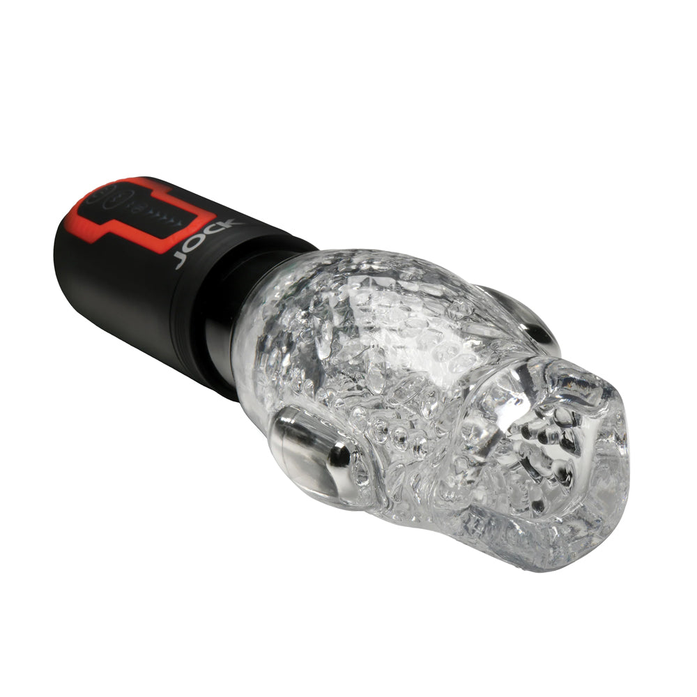 Jock Spinning & Thrusting Masturbator With 2 Bullets | 653078944853 | Available at EroticWarehouse.com