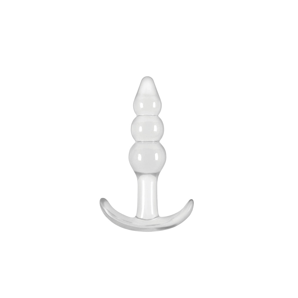 Jelly Rancher T-Plug Ripple Clear | 657447097997 | Available at EroticWarehouse.com