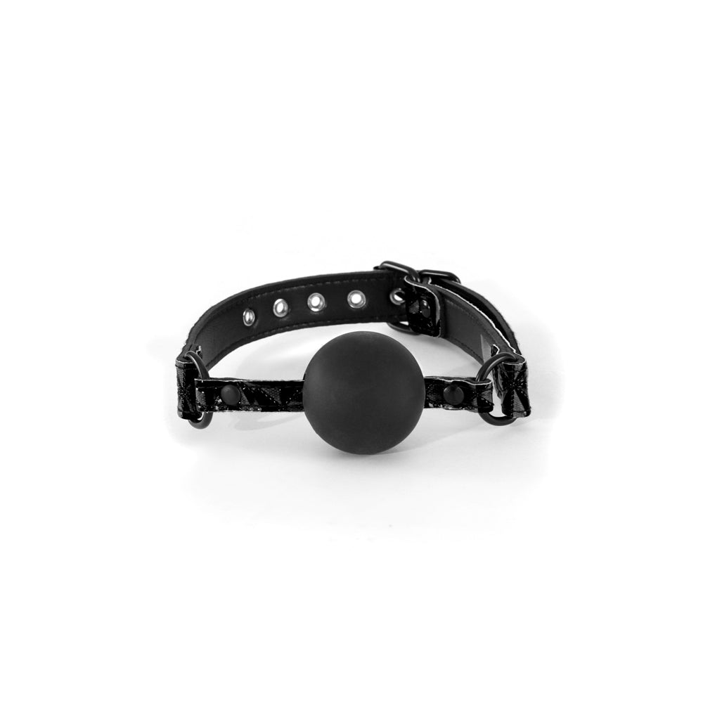 Sinful Soft Silicone Gag Black | 657447099939 | Available at EroticWarehouse.com