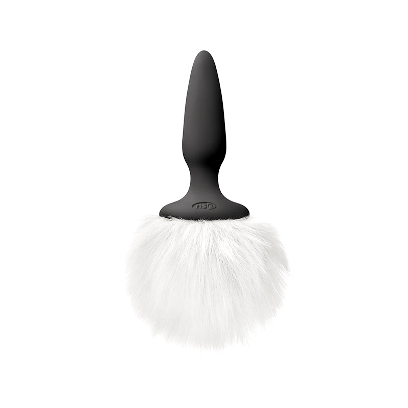 Bunny Tails Mini White Fur | 657447102479 | Available at EroticWarehouse.com