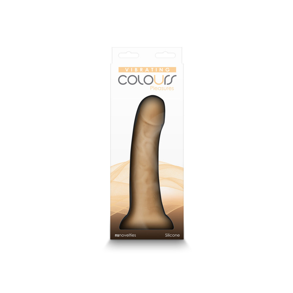 Colours Pleasures 7" Vibrating Dong White | 657447104886 | Available at EroticWarehouse.com