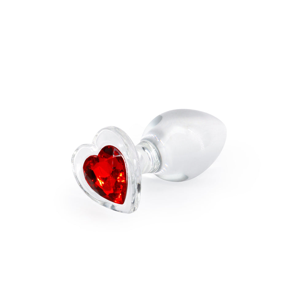 Crystal Desires Red Heart Medium | 657447105906 | Available at EroticWarehouse.com