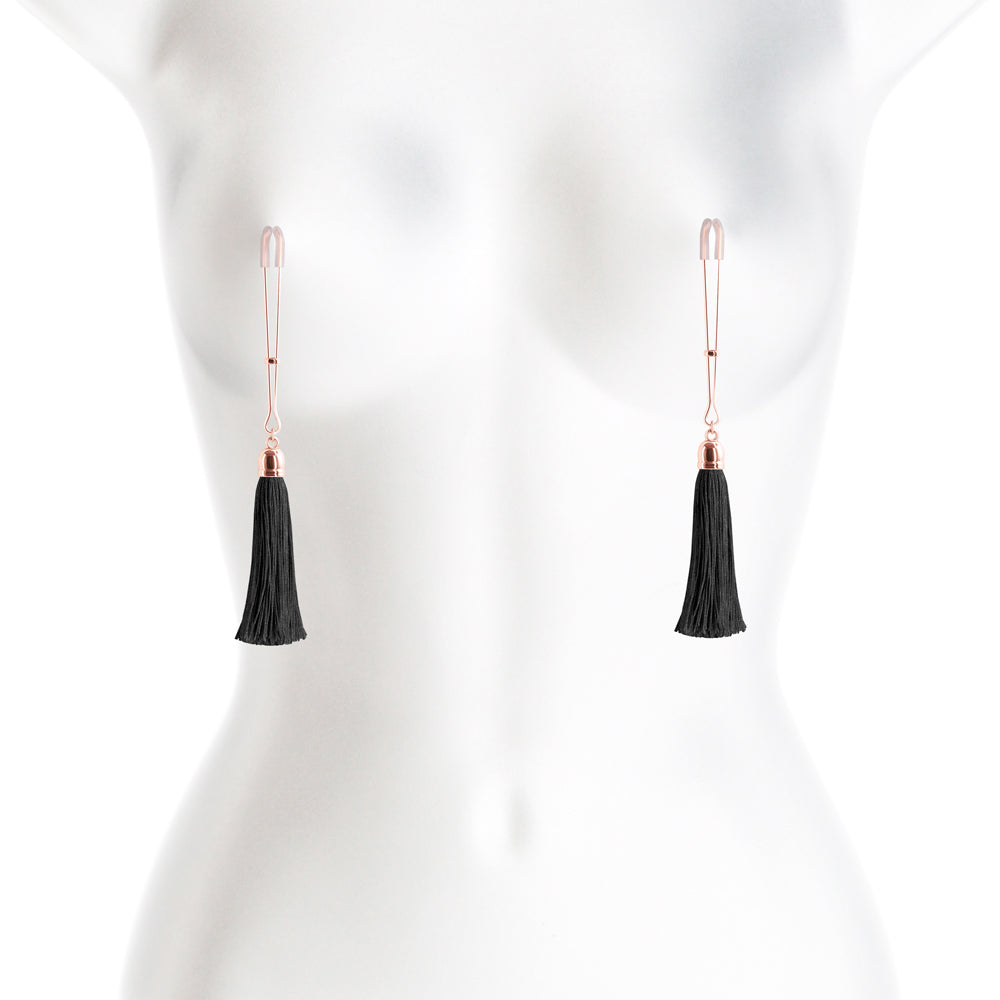 Bound Nipple Clamps T1 Black | 657447106835 | Available at EroticWarehouse.com