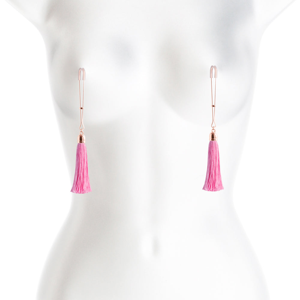 Bound Nipple Clamps T1 Pink | 657447106859 | Available at EroticWarehouse.com
