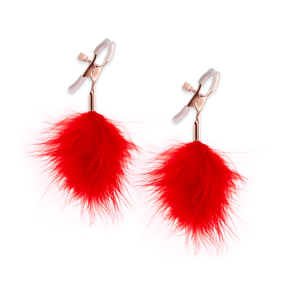 Bound Nipple Clamps F1 Red | 657447106866 | Available at EroticWarehouse.com