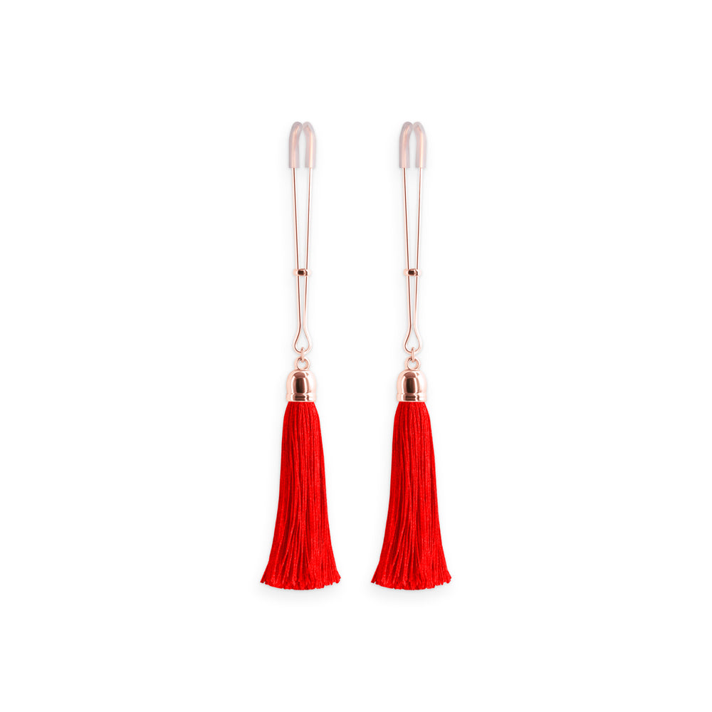 Bound Nipple Clamps T1 Red | 657447106873 | Available at EroticWarehouse.com