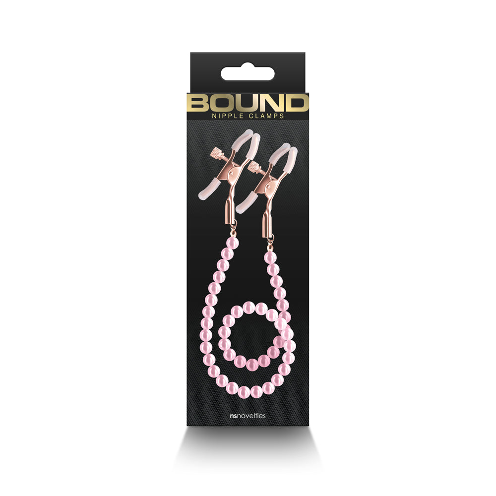 Bound Nipple Clamps Dc1 Pink | 657447106880 | Available at EroticWarehouse.com