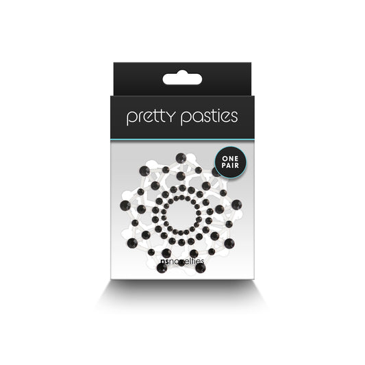 Pretty Pasties Charm Iii Black | 657447107757 | Available at EroticWarehouse.com