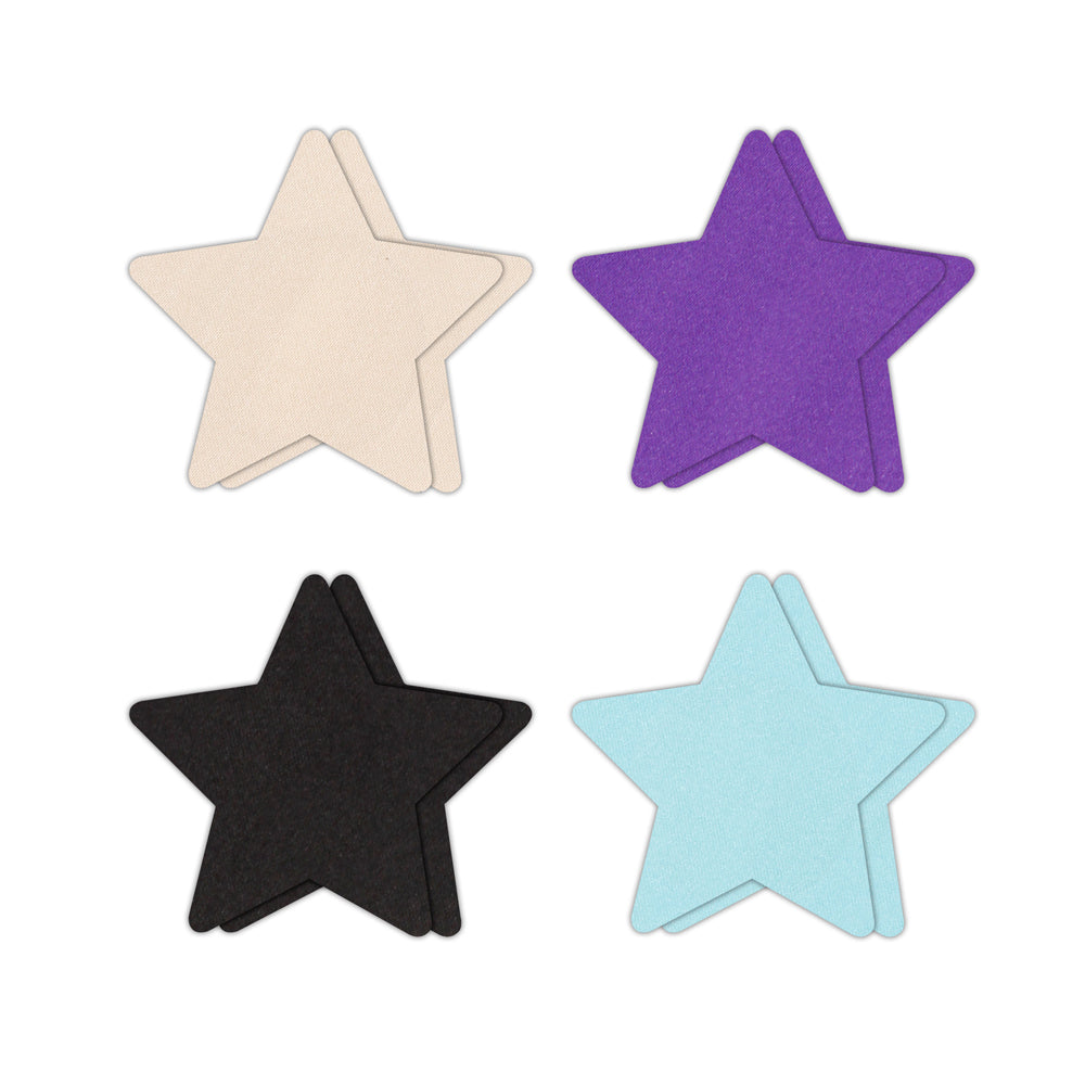 Pretty Pasties Star I Assorted 4 Pair | 657447107863 | Available at EroticWarehouse.com