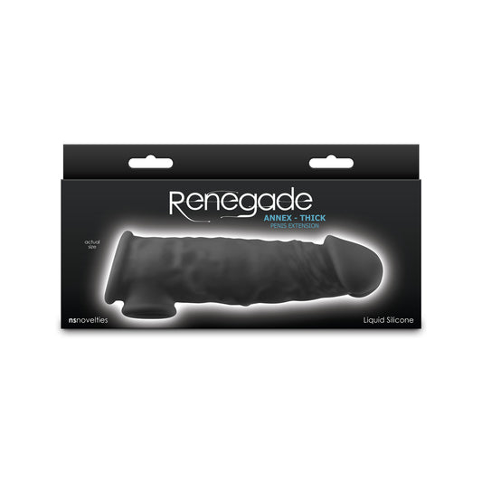Renegade Annex Thick Black | 657447110955 | Available at EroticWarehouse.com
