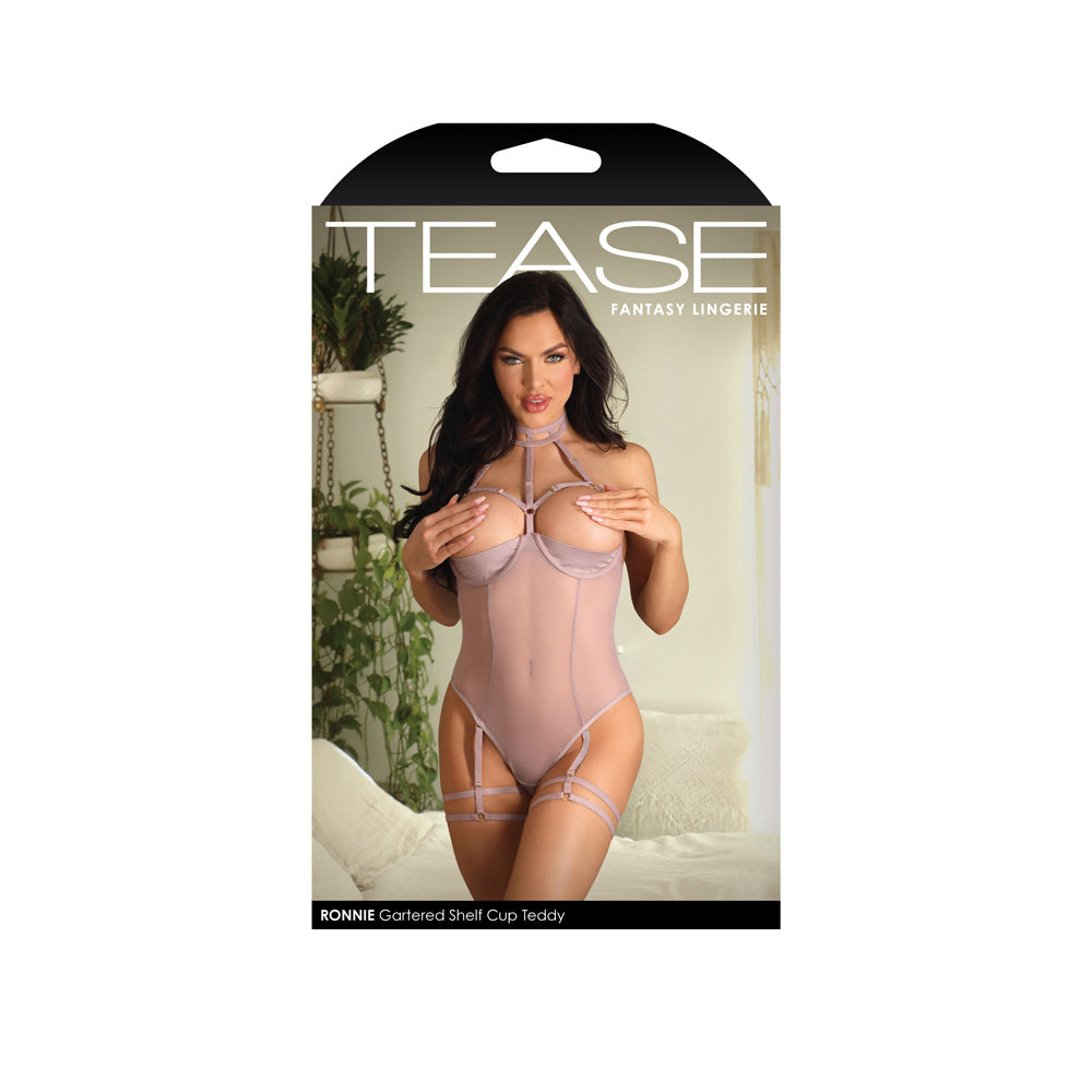Ronnie Gartered Shelf Cup Teddy L/Xl | 657447312687 | Available at EroticWarehouse.com