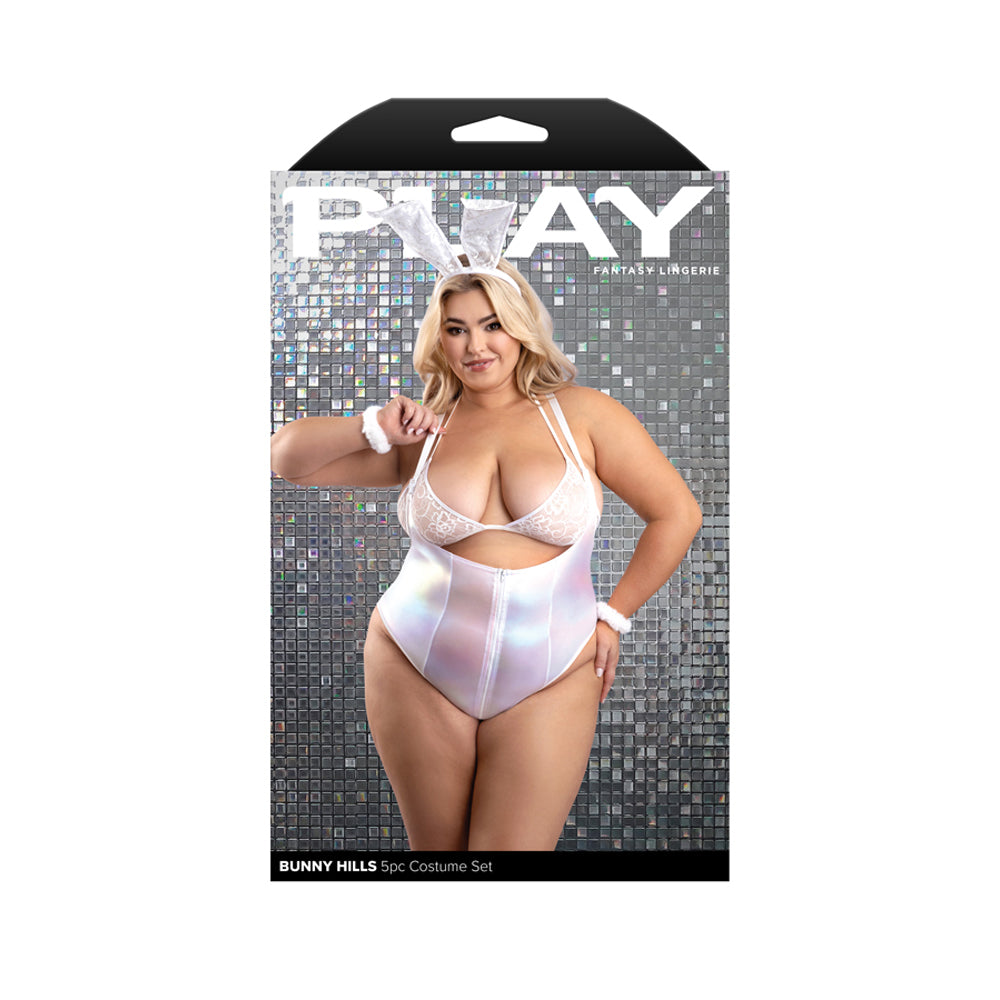 Bunny Hills 5Pc Bunny Costume Set 3X/4X | 657447319501 | Available at EroticWarehouse.com